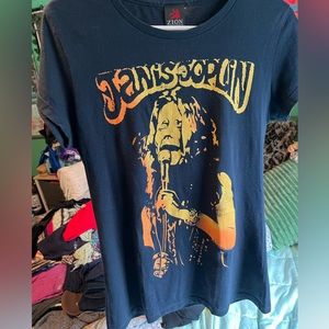 Janis Joplin silhouette T shirt